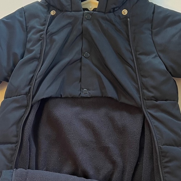 Jacadi Baby Navy Blue Size 6 Months Snowsuit - Picture 2 of 5